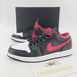 Nike Air Jordan 1 Low Black Fire Red